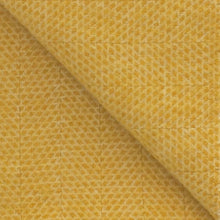 Load image into Gallery viewer, Beehive Wool Blanket in Yellow - James &amp; May