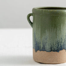 Load image into Gallery viewer, Dipped Jar in Blue & Green - James & May