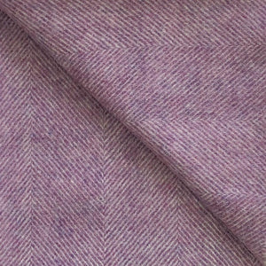 Herringbone Wool Blanket in Heather - James & May