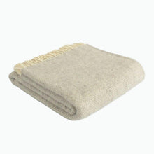Load image into Gallery viewer, Fishbone Wool Blanket in Silver Grey - James & May