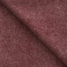 Load image into Gallery viewer, Herringbone Wool Blanket in Vintage Red - James &amp; May