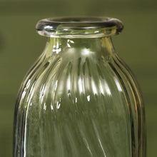 Load image into Gallery viewer, Glass Ripple Vase in Green - James & May