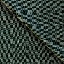 Load image into Gallery viewer, Herringbone Lambswool Blanket in Fir - James &amp; May