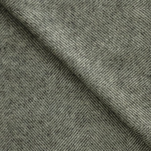 Herringbone Wool Blanket in Vintage Grey - James & May
