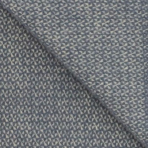 Illusion Wool Blanket in Slate Blue - James & May
