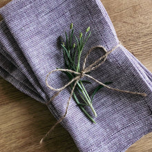 Load image into Gallery viewer, Linen Napkins in Heather - James & May