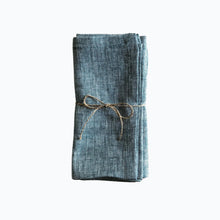 Load image into Gallery viewer, Linen Napkins in Kingfisher - James & May