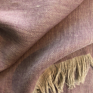 Linen Throw in Heather - James & May
