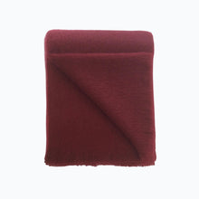 Load image into Gallery viewer, Mohair Throw in Berry - James &amp; May