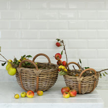 Load image into Gallery viewer, Set of 2 Round Kubu Baskets - James & May
