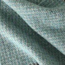 Load image into Gallery viewer, Small Illusion Wool Blanket in Spearmint and Grey - James & May