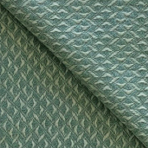 Basketweave Wool Blanket in Seafoam - James & May