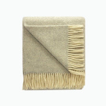 Load image into Gallery viewer, Beehive Wool Blanket in Silver Grey - James &amp; May