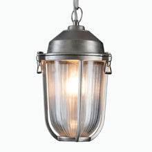 Load image into Gallery viewer, Boatyard Exterior Pendant Light in Nickel - James &amp; May