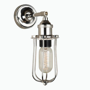Cage Wall Light in Nickel - James & May