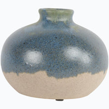 Load image into Gallery viewer, Dipped Stem Vase in Blue &amp; Green - James &amp; May