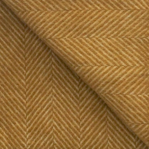 Fishbone Wool Blanket in Mustard - James & May