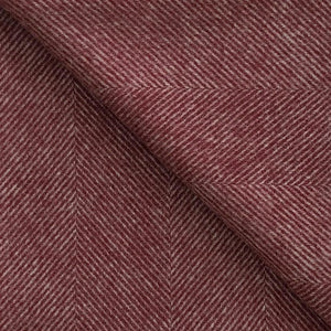 Herringbone Wool Blanket in Vintage Red - James & May