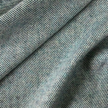 Load image into Gallery viewer, Herringbone Lambswool Blanket in Blue Mist - James &amp; May