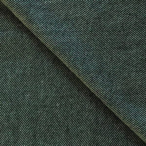 Herringbone Lambswool Blanket in Fir - James & May