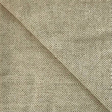 Load image into Gallery viewer, Herringbone Wool Blanket in Barley - James &amp; May
