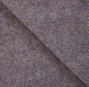 Herringbone Wool Blanket in Fig - James & May