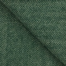 Load image into Gallery viewer, Herringbone Wool Blanket in Spruce - James &amp; May