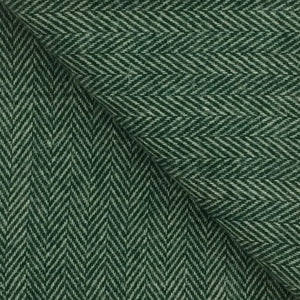 Herringbone Wool Blanket in Spruce - James & May