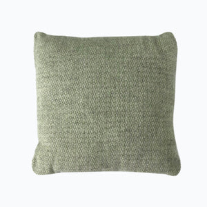 Illusion Wool Cushion in Green & Grey - James & May