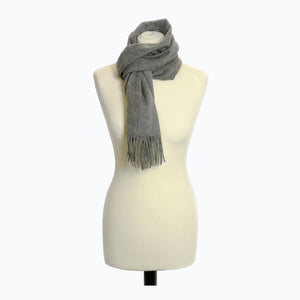 Lambswool Scarf in Stone Grey - James & May