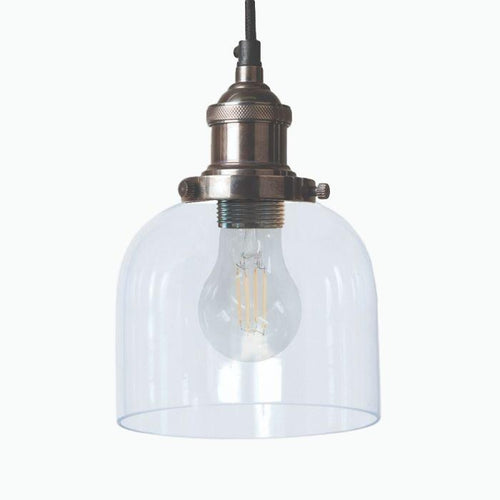 Maine Pendant Light in Aged Nickel - James & May