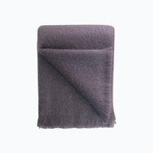 Load image into Gallery viewer, Mohair Throw in Plum - James &amp; May