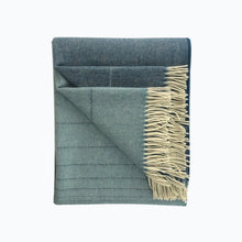 Load image into Gallery viewer, Ombre Alpaca Blanket in Deep Blue - James &amp; May