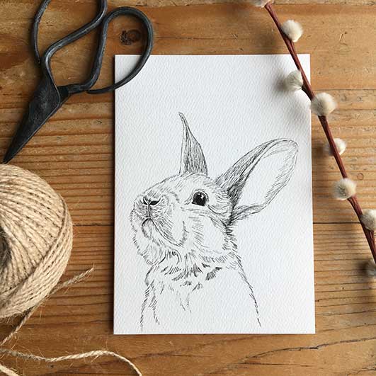 Rabbit Notecard - James & May