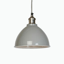 Load image into Gallery viewer, Small Domed Pendant Light in Grey - James &amp; May
