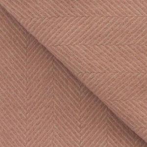 Small Herringbone Wool Blanket in Pink and Pearl - James & May