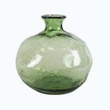 Load image into Gallery viewer, Swell Vase in Green Glass - James &amp; May
