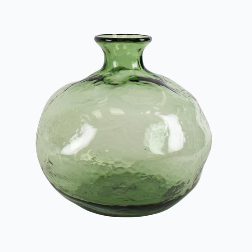 Swell Vase in Green Glass - James & May