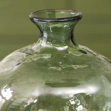 Load image into Gallery viewer, Swell Vase in Green Glass - James &amp; May