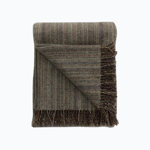 Tweed Wool Blanket in Grey - James & May
