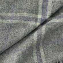 Load image into Gallery viewer, Windowpane Wool Blanket in Lavender - James &amp; May
